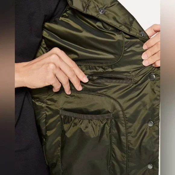 NWT Lululemon All Days Vest Dark Olive size 2 - Picture 4 of 10